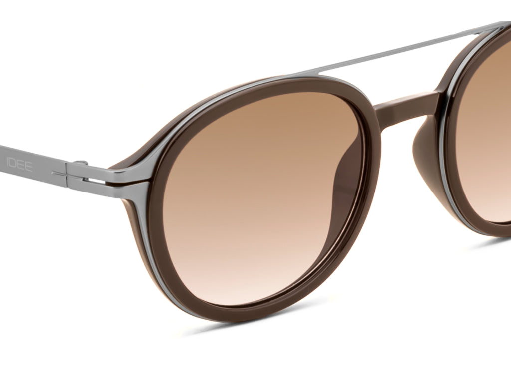 IDEE 3306 Men Round Sunglasses