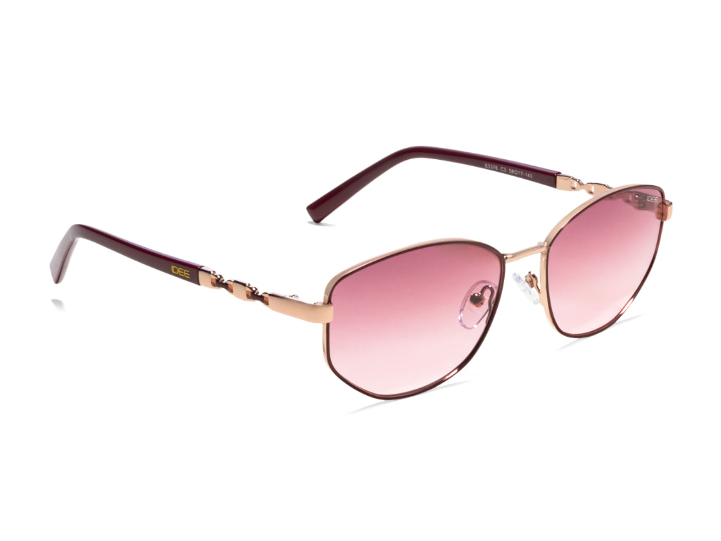 IDEE 3376 Women Oval Sunglasses