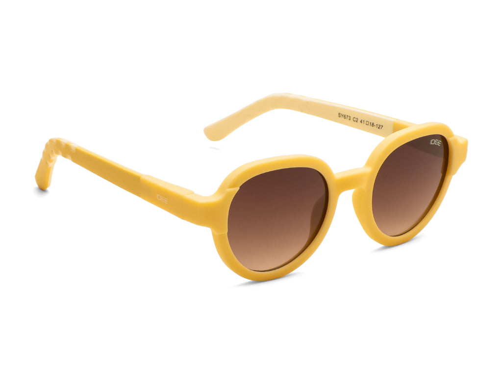 IDEE Young Y673 Unisex Round Sunglasses for Kids