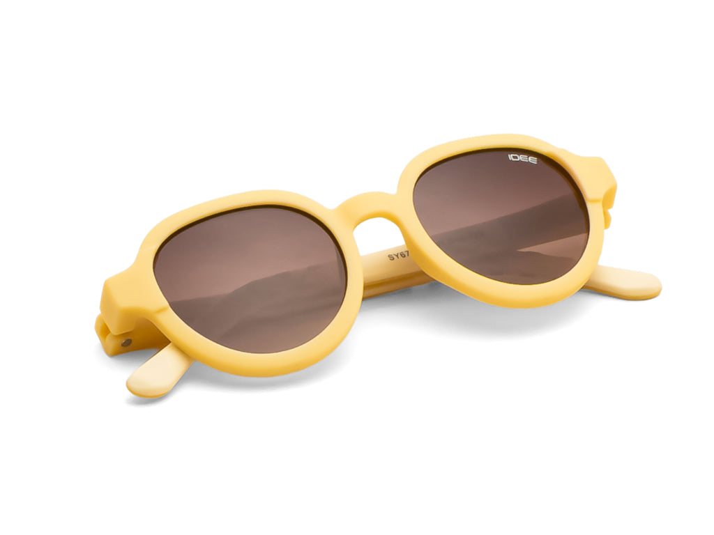 IDEE Young Y673 Unisex Round Sunglasses for Kids