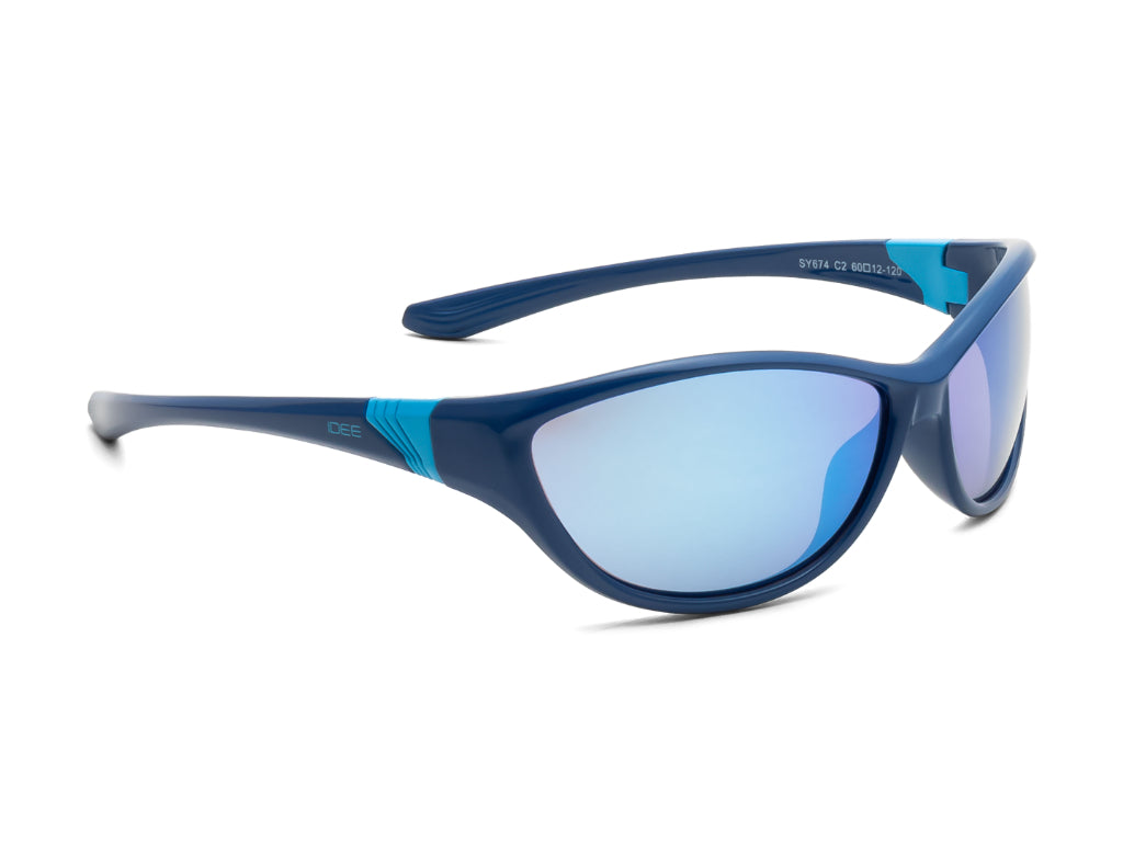 IDEE Young Y674 Unisex Oval Sunglasses for Kids