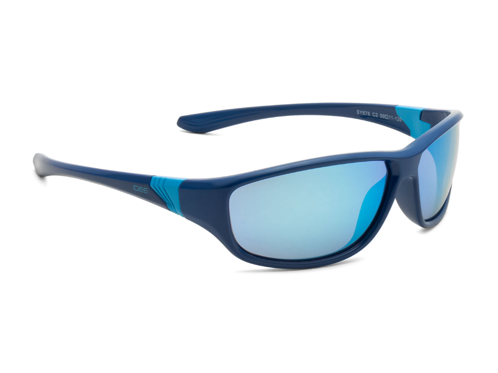 IDEE Young Y676 Boys Rectangular Sunglasses for Kids