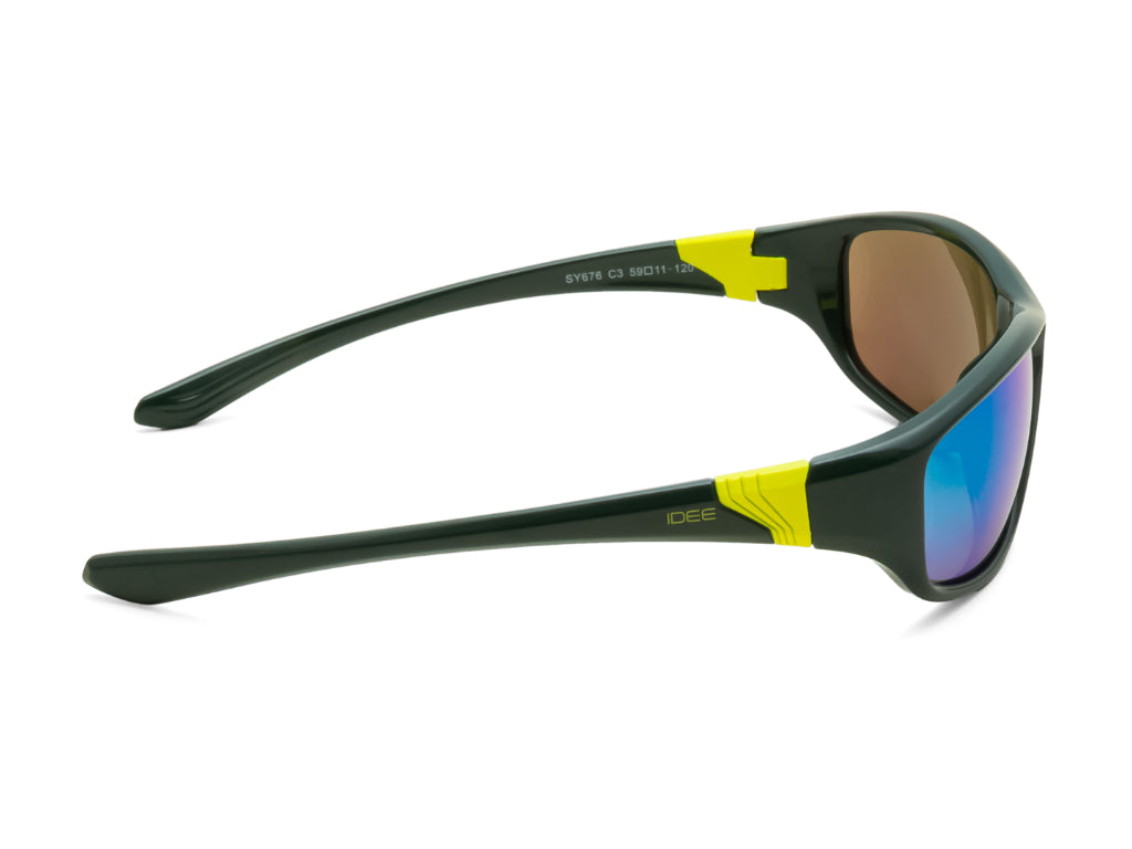 IDEE Young Y676 Boys Rectangular Sunglasses for Kids