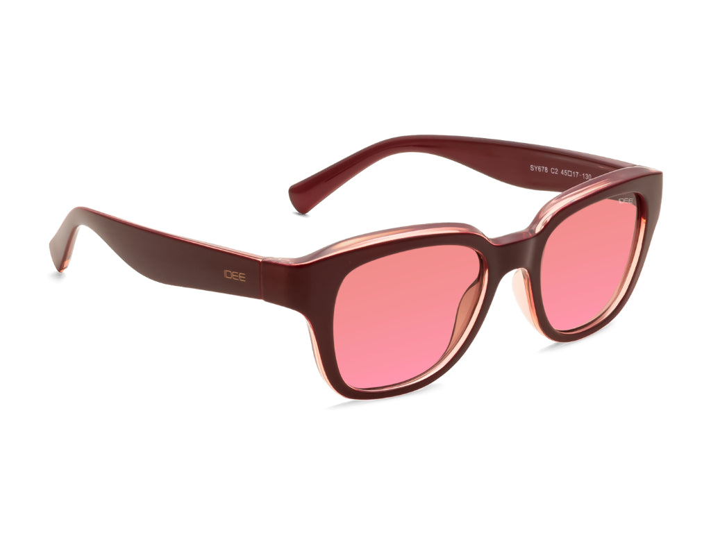 IDEE Young Y678 Girls Square Sunglasses for Kids
