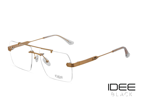 IDEE BLACK 2380 Men Square Frames
