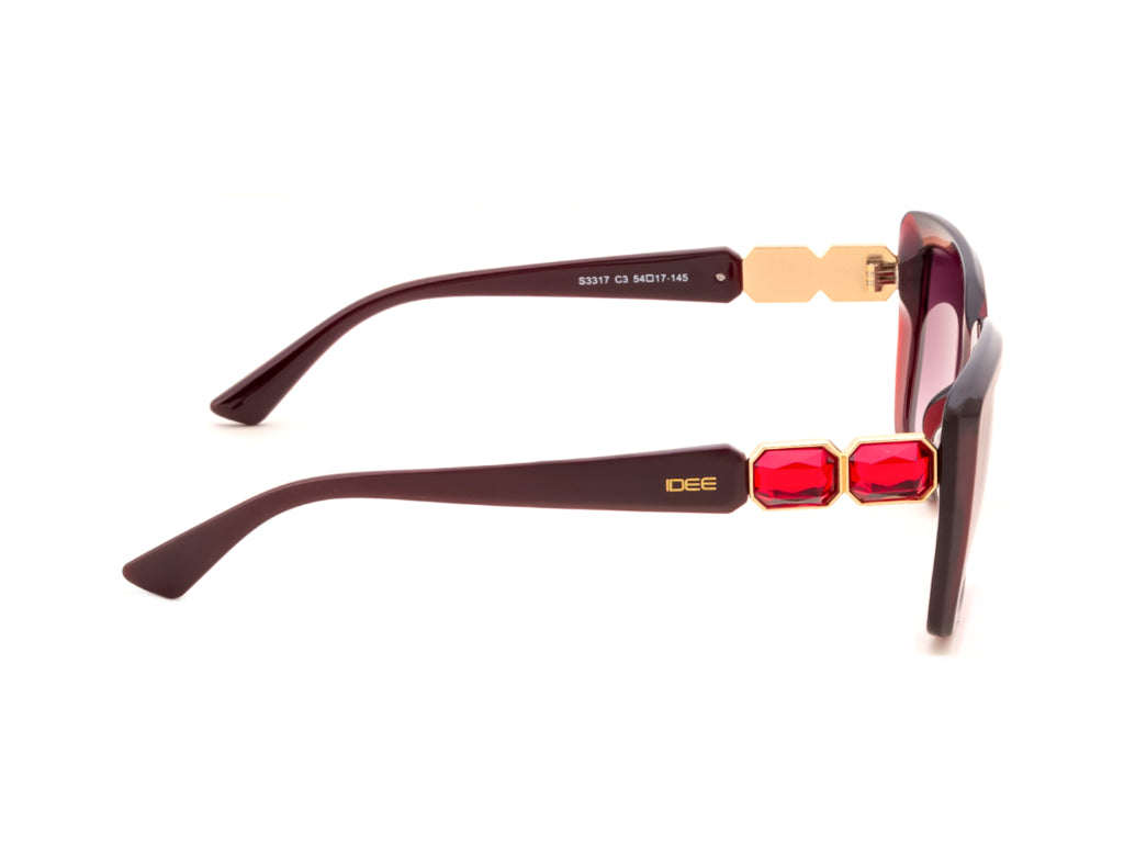 IDEE 3317 Women Butterfly Sunglasses