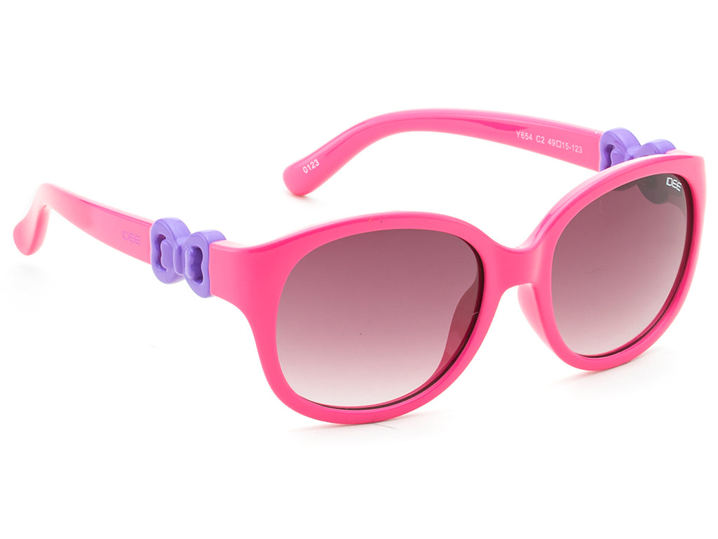IDEE Young SY654 Girls Oval Sunglasses for Kids - Main Image