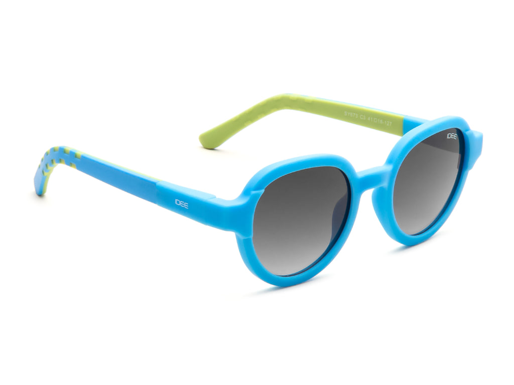 IDEE Young Y673 Unisex Round Sunglasses for Kids
