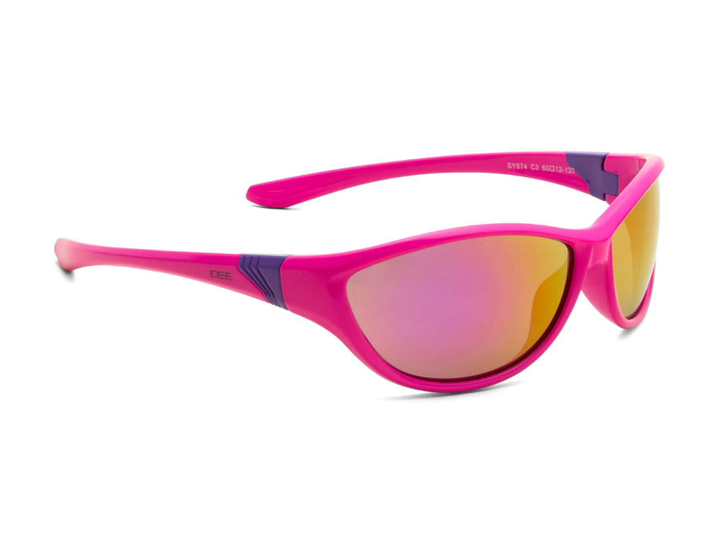 IDEE Young Y674 Unisex Oval Sunglasses for Kids