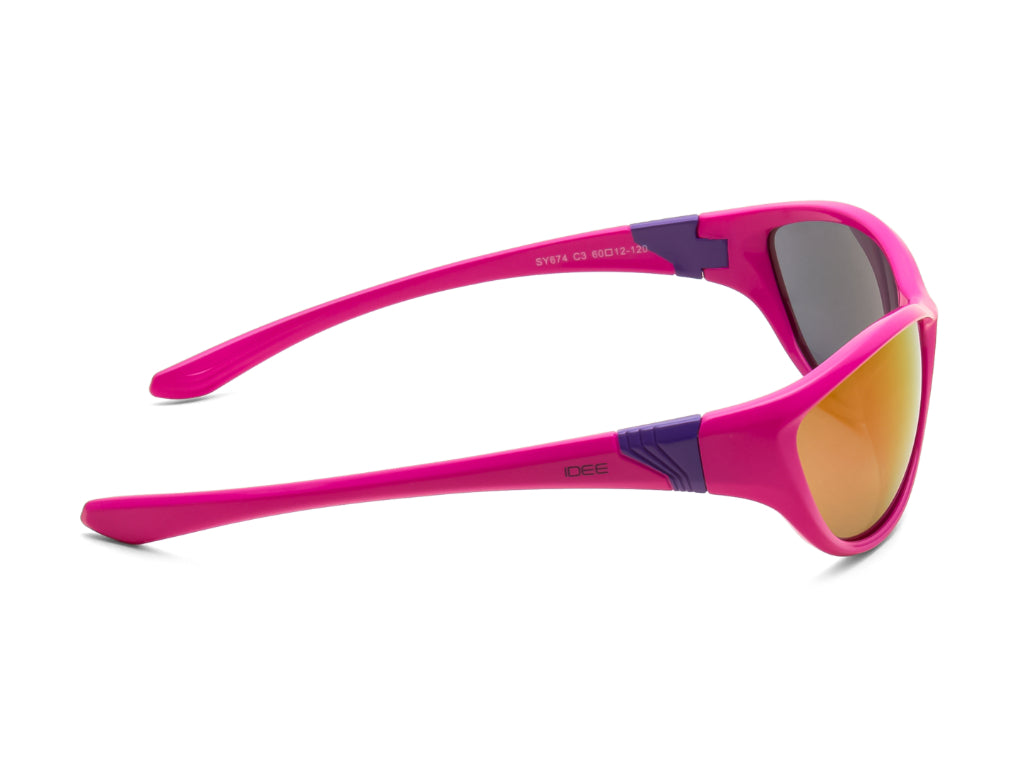 IDEE Young Y674 Unisex Oval Sunglasses for Kids