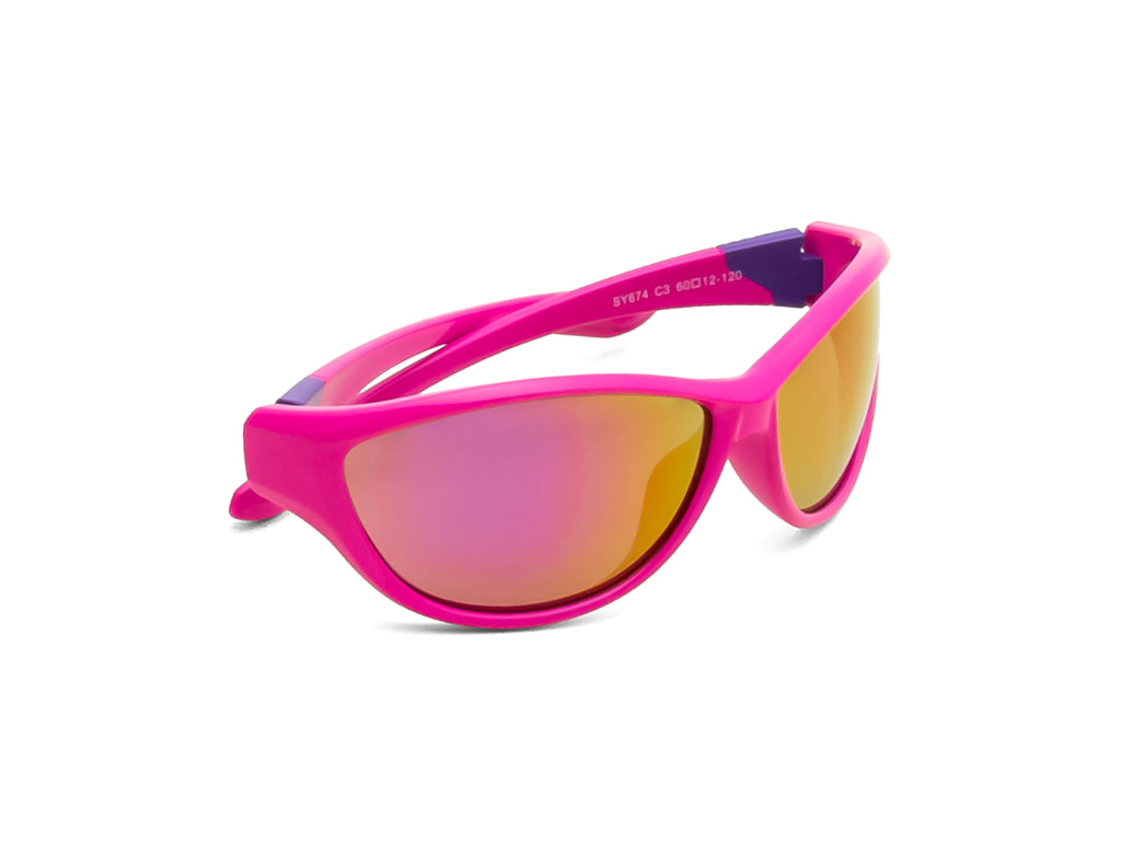 IDEE Young Y674 Unisex Oval Sunglasses for Kids