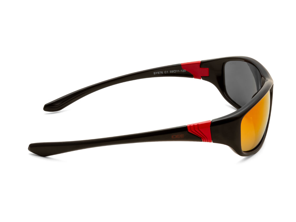 IDEE Young Y676 Boys Rectangular Sunglasses for Kids