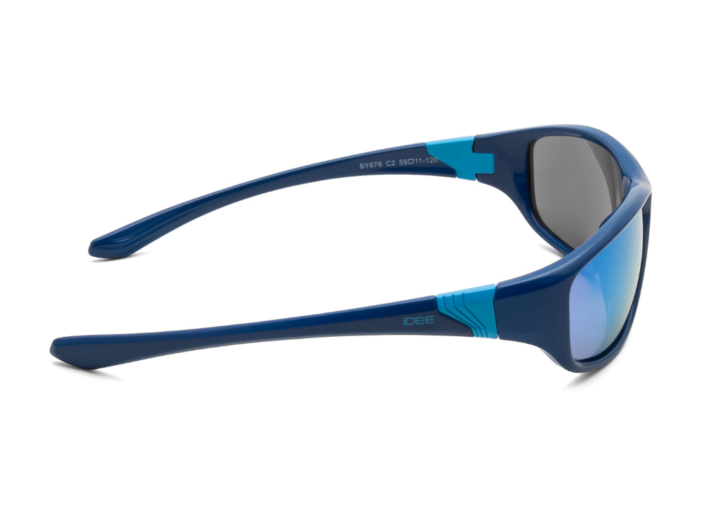 IDEE Young Y676 Boys Rectangular Sunglasses for Kids