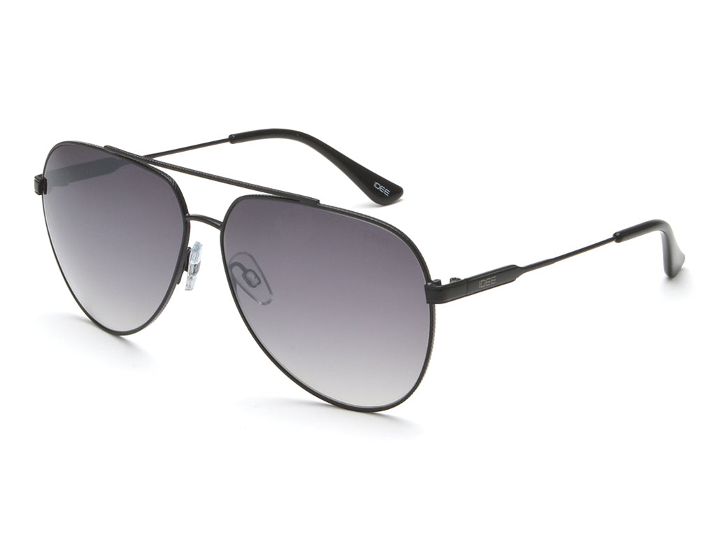 IDEE Women's UV Protected Grey Alloy Metal Pilot sunglass